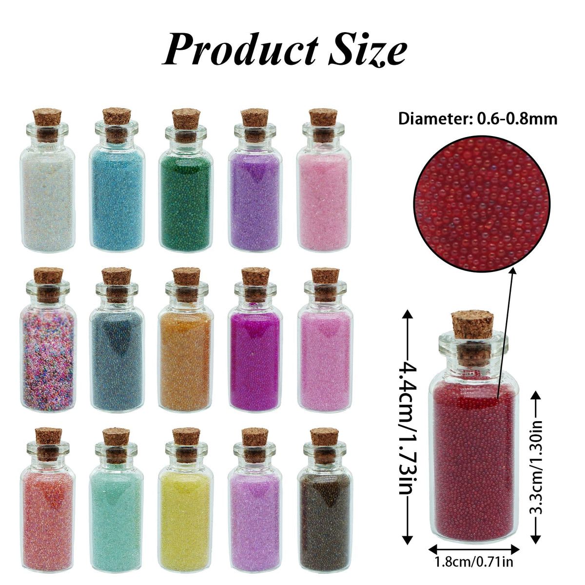 Vryctonx bead color range fanned out to show vibrant iridescent shades for design options