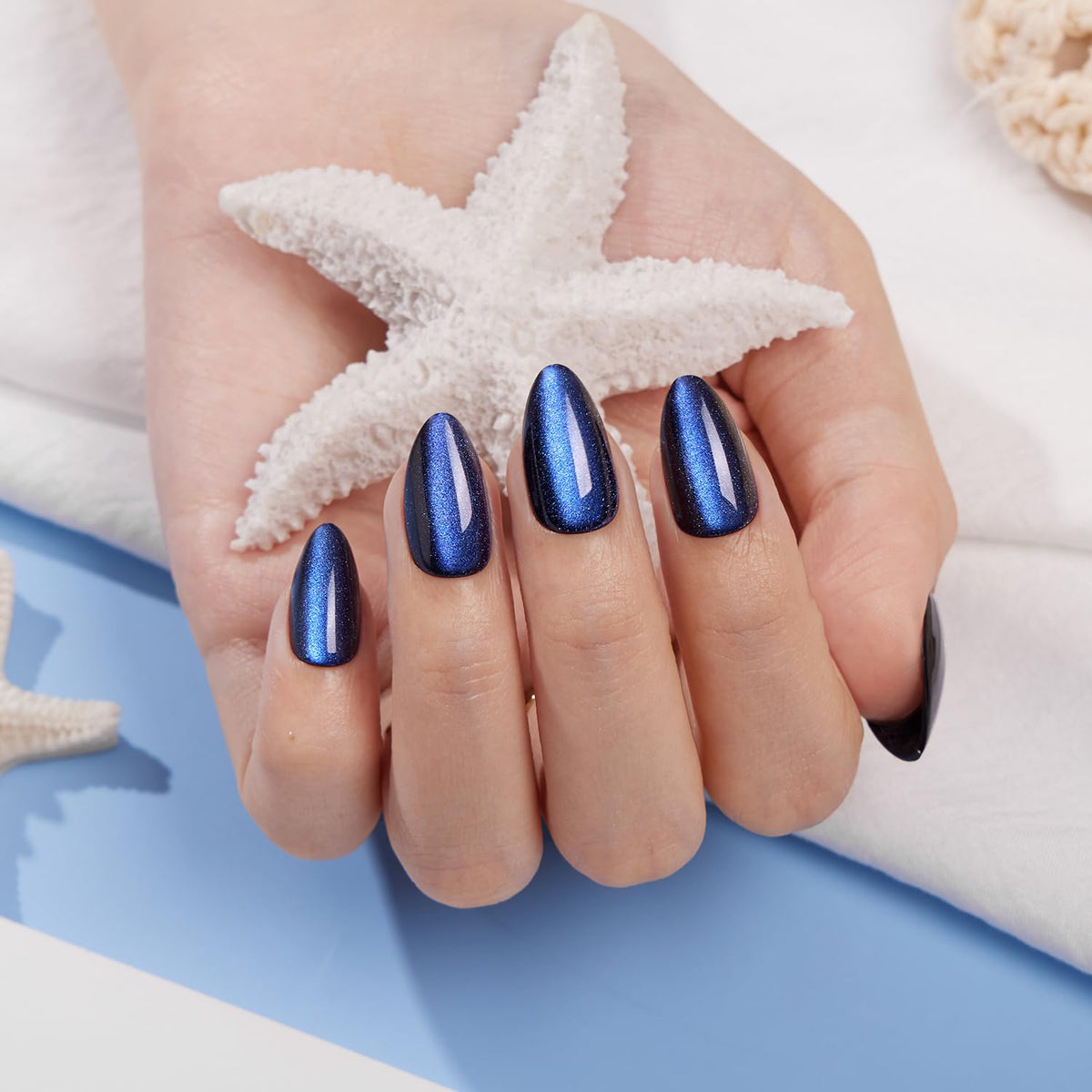 VSALON kit contents with glue and cuticle oil for secure application and care