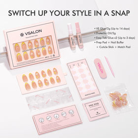 VSALON glossy finish closeup revealing salon-grade shine and smooth surface