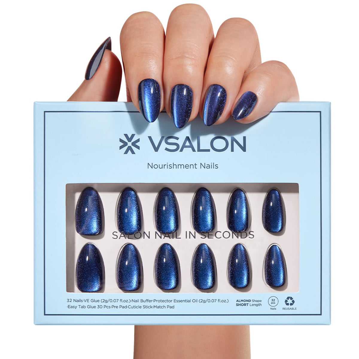 VSALON styled for 4th of July celebration highlighting festive manicure option