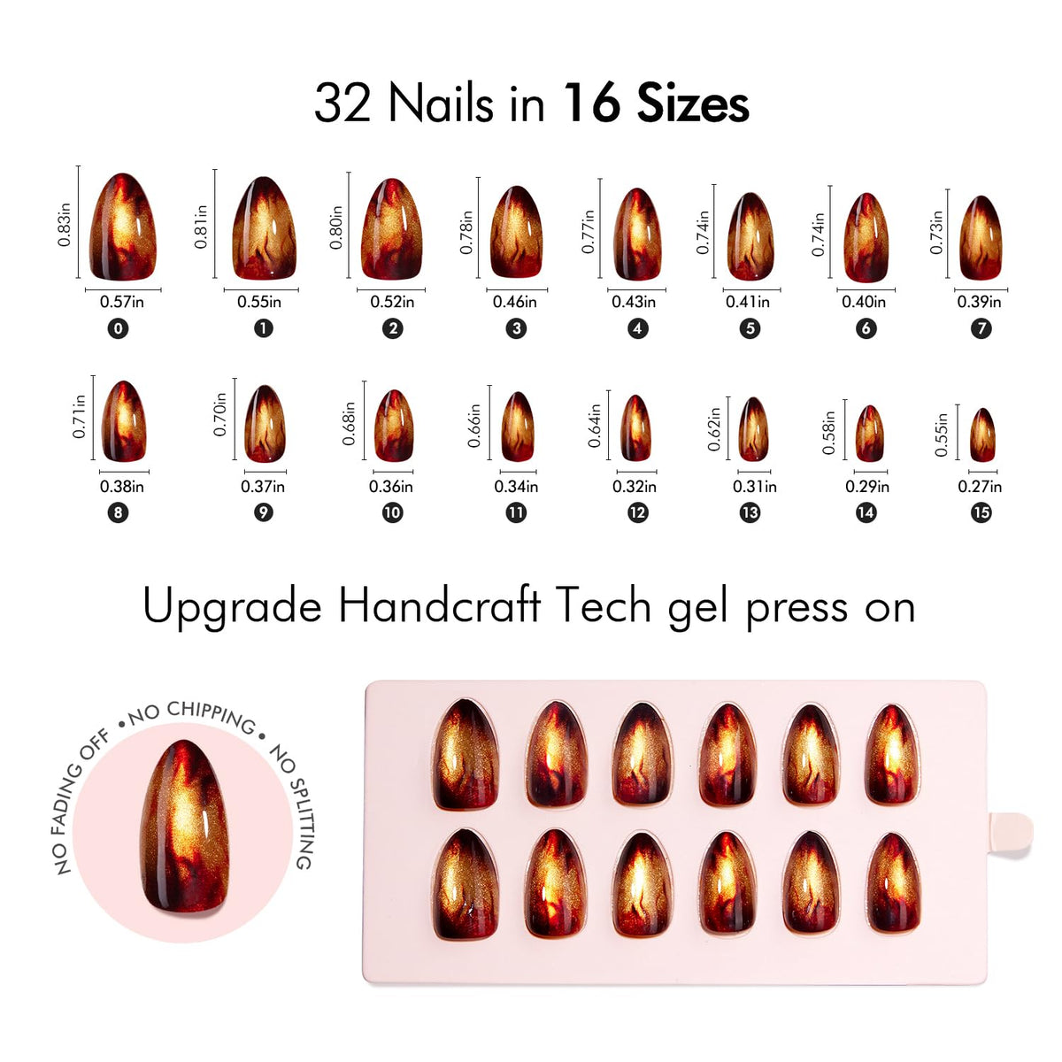 VSALON size comparison on fingertip demonstrating correct fit and comfort