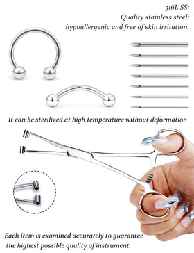 Vsnnsns forceps closeup jaw detail highlighting smooth edges for comfort