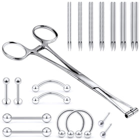 Vsnnsns forceps front view showing polished surgical steel and secure grip