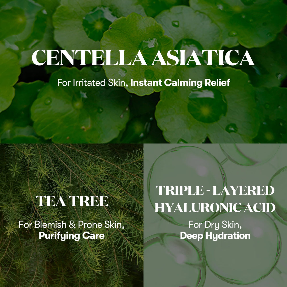 VT COSMETICS application on hand demonstrating smooth spreadability and calming effect