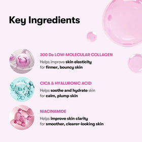 VT COSMETICS model wearing mask demonstrating comfortable fit and hydration