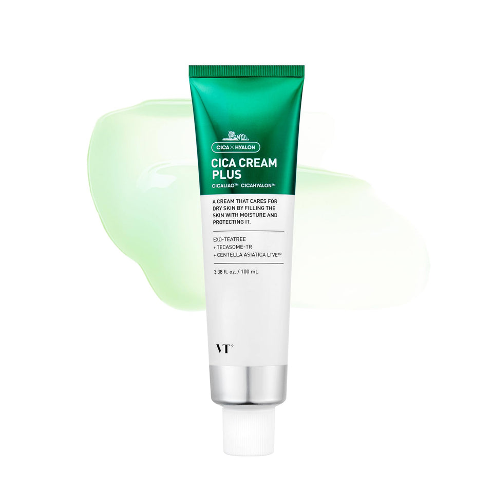 VT COSMETICS Cica Cream Plus front jar showing compact design and hydration benefit