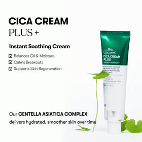 VT COSMETICS cream texture close-up highlighting lightweight, fast-absorbing formula