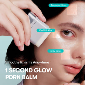 VT COSMETICS applying stick to eye and neck showing targeted wrinkle care benefit