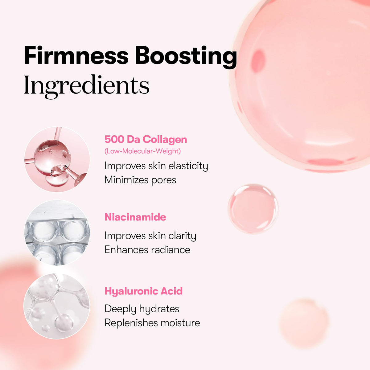 VT COSMETICS mask worn overnight on model for firming and comfort