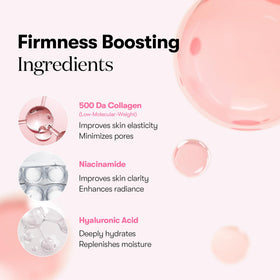 VT COSMETICS mask worn overnight on model for firming and comfort