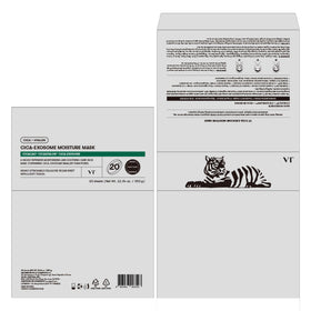 VT COSMETICS packaging label emphasizing biodegradable vegan materials