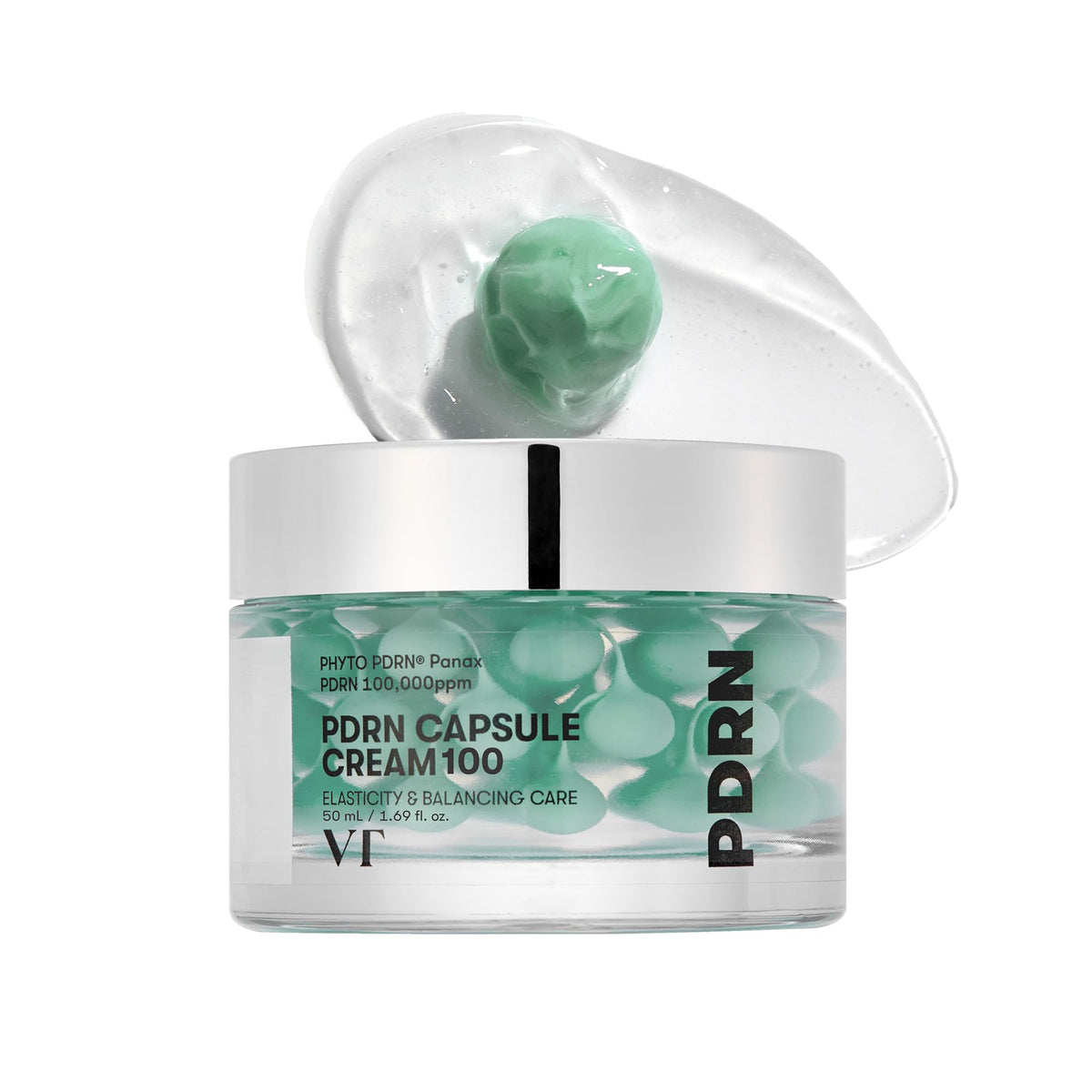 VT COSMETICS jar front view showing clean packaging and moisturizer benefit