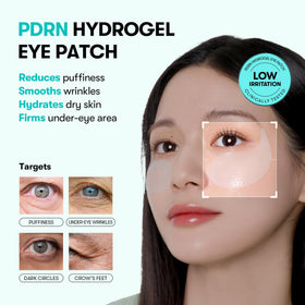 VT COSMETICS open pouch with two hydrogel patches visible showing easy single-use convenience