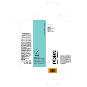 VT COSMETICS label close-up showing PDRN and fragrance-free formula