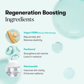 VT COSMETICS close-up of gel texture and ampoule drop for deep hydration