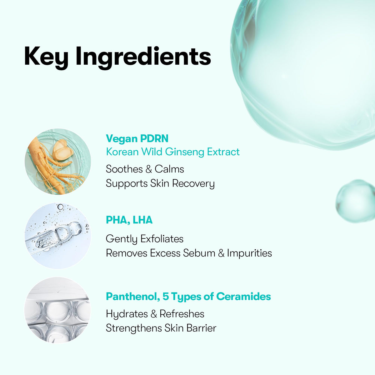 VT COSMETICS pump dispensing foam illustrating easy single-handed use