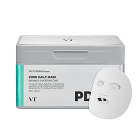 VT COSMETICS tub front view showing 30 mask container and branding benefit hydration