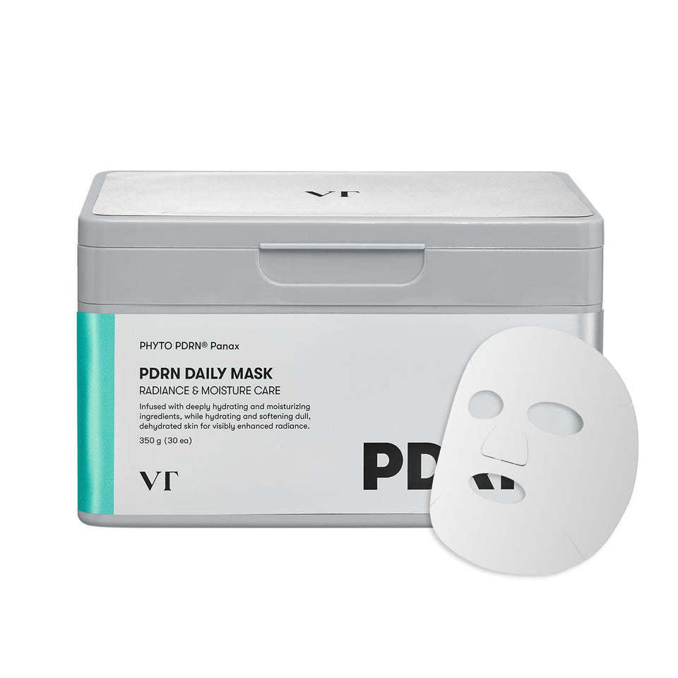 VT COSMETICS tub front view showing 30 mask container and branding benefit hydration