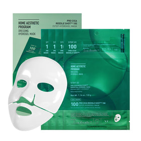 VT COSMETICS front packaging showing calming hydrogel mask benefits
