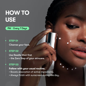 VT COSMETICS Reedle Shot used before essence to boost absorption in routine