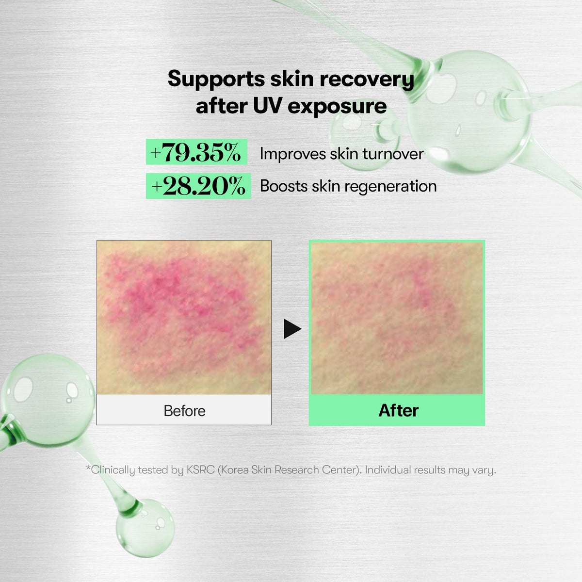 VT COSMETICS label and ingredient panel highlighting centella and propolis benefits