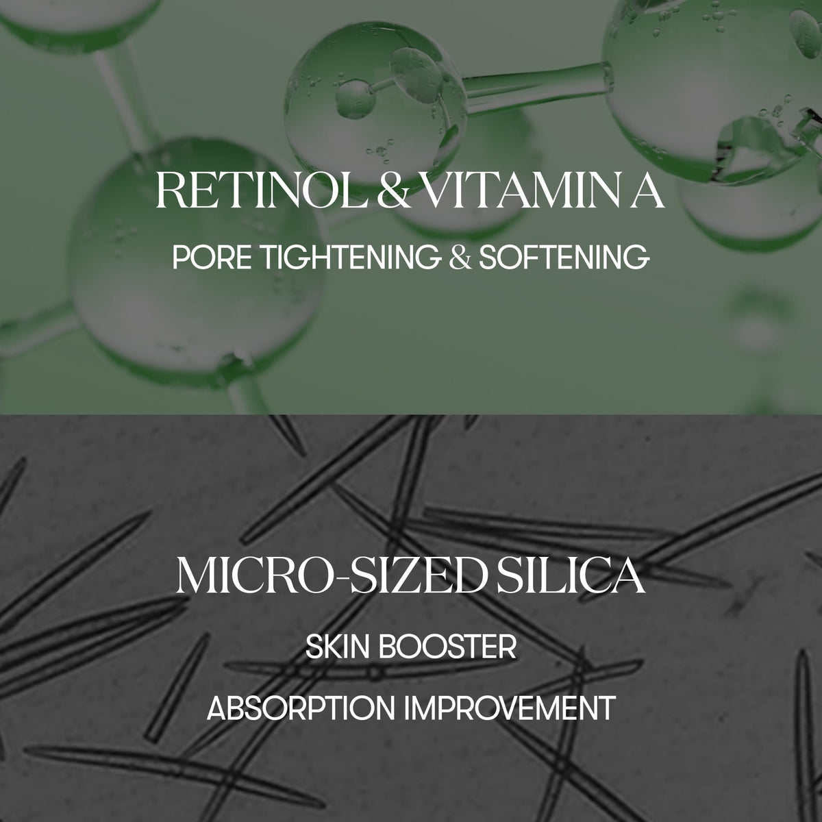 VT COSMETICS close-up label highlighting key ingredients for transparency