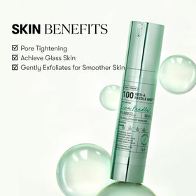 VT COSMETICS serum drop on fingertip showing lightweight absorbency benefit