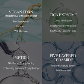 VT COSMETICS serum texture close-up highlighting lightweight hydrating finish