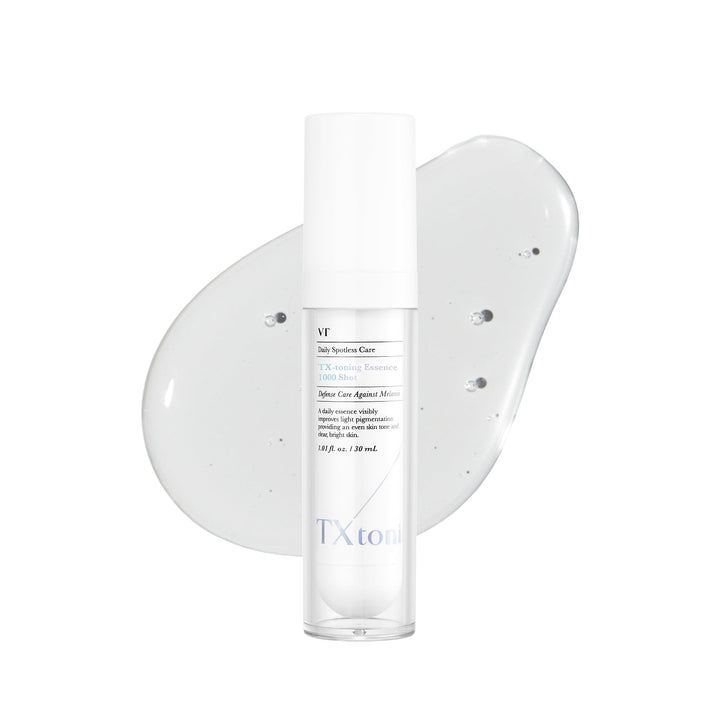 VT COSMETICS bottle front view highlighting compact travel-friendly size and brand