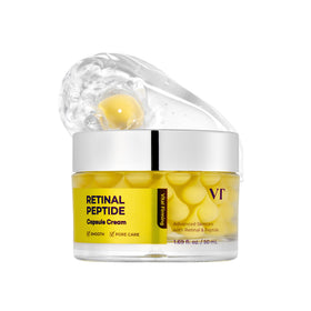 VT COSMETICS front packaging showing capsule cream, clear product benefits