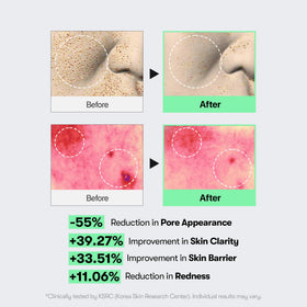VT COSMETICS macro of serum absorbed on skin highlighting smooth finish