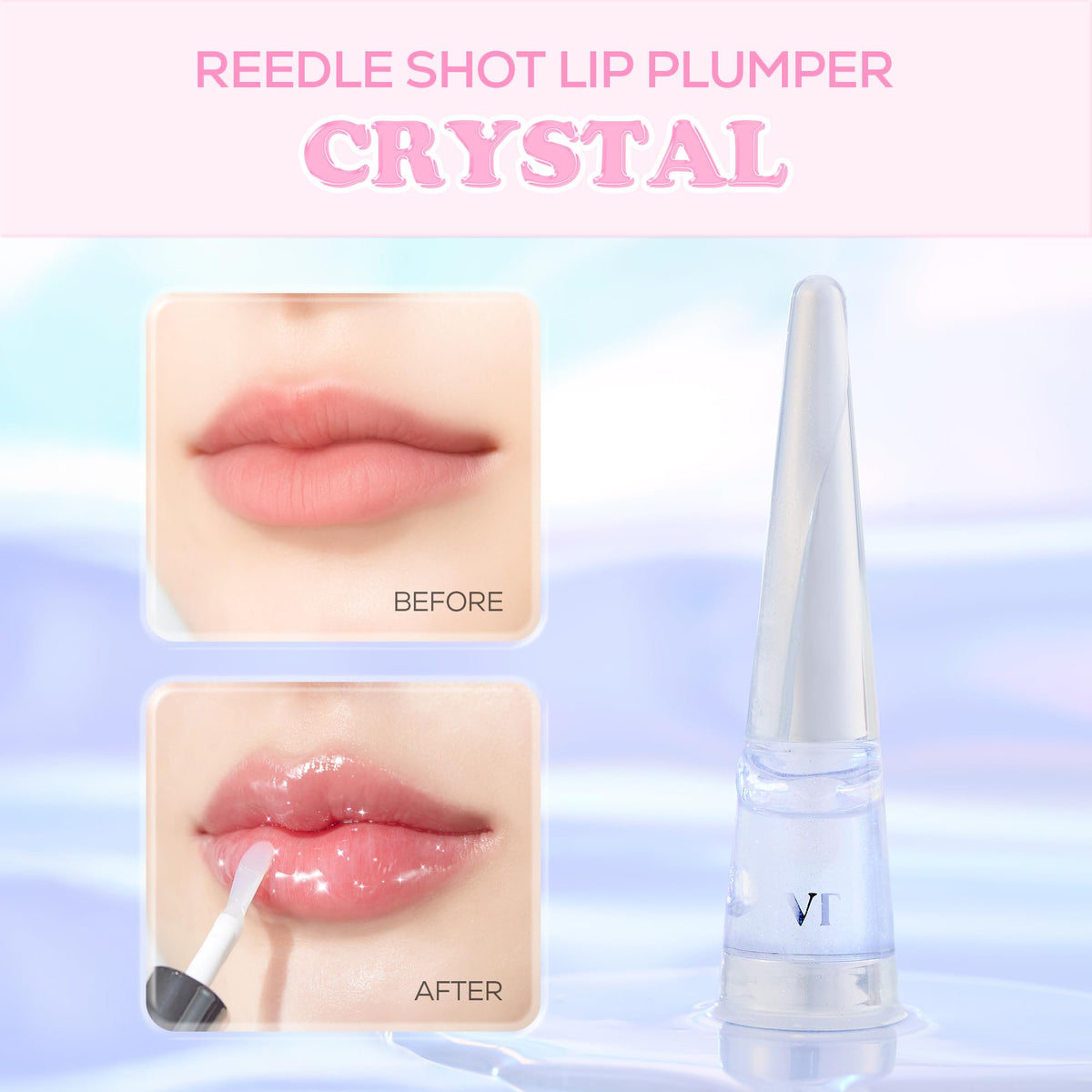 VT COSMETICS Reedle Shot applicator closeup demonstrating precise, non-sticky application