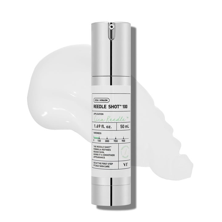VT COSMETICS bottle front packaging showing product benefits and 50ml size