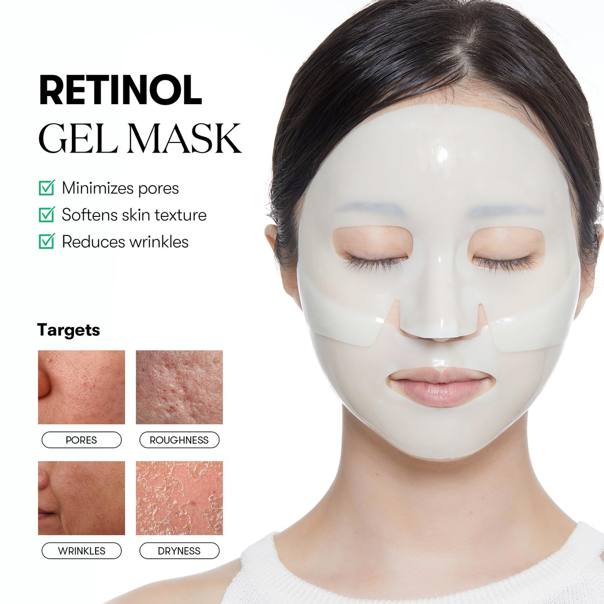 VT COSMETICS ampoule bottle poured beside mask illustrating concentrated essence delivery