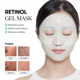VT COSMETICS ampoule bottle poured beside mask illustrating concentrated essence delivery