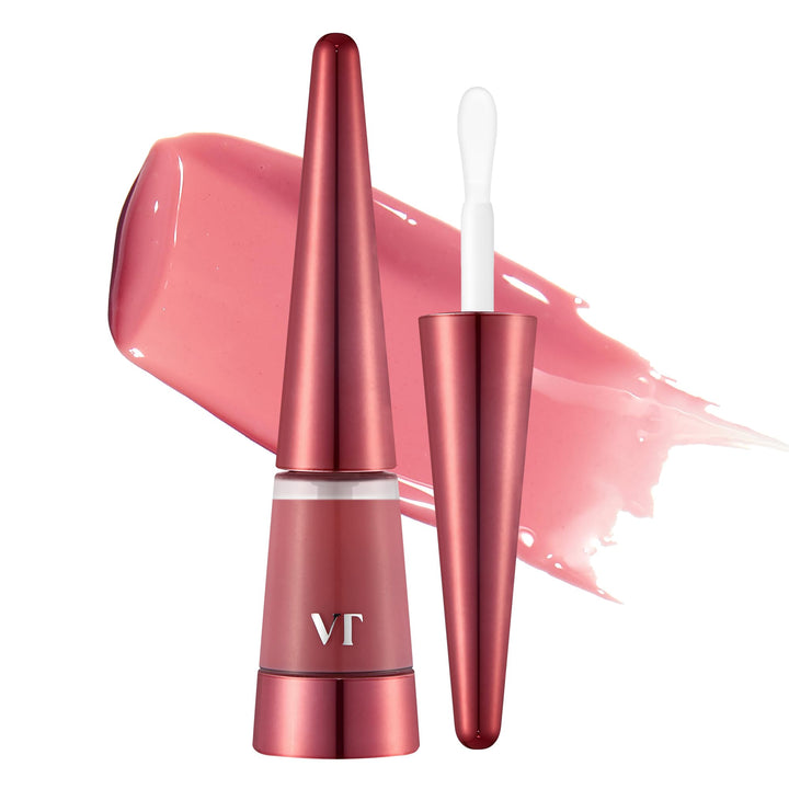 VT COSMETICS front packaging showing Usagi Pink gloss and compact tube for travel