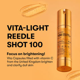 VT COSMETICS close-up of vita capsules highlighting stabilized vitamin C