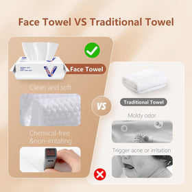 vuacepe close-up of smooth and pearl textured surfaces highlighting gentle cleansing