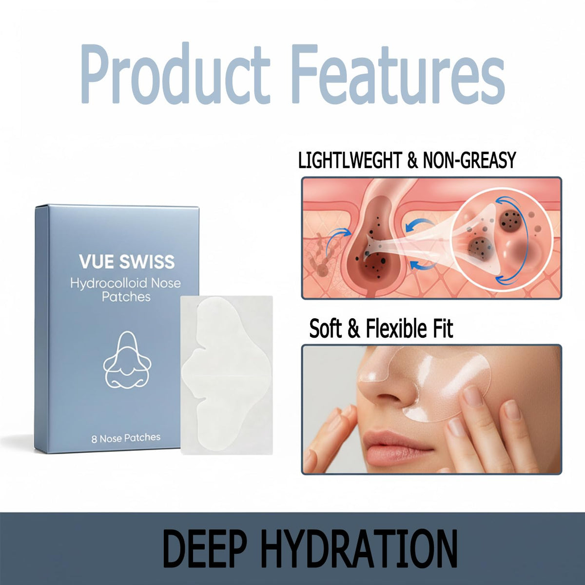 Vue Swiss in bathroom routine setting portraying easy integration and hydration