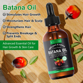 VXHDAG label close-up highlighting natural, unrefined ingredient claims