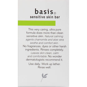 Vxoyo Basis bar close texture showing smooth soap surface and gentle lather benefit