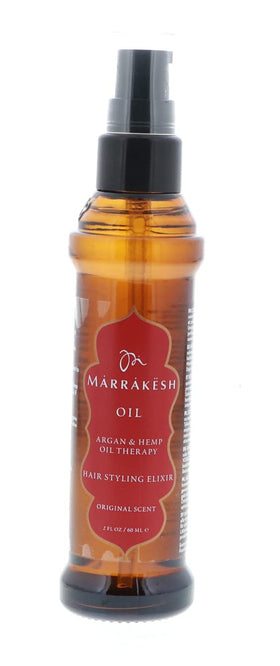 Vxoyo Marrakesh Elixir front bottle showing compact 2 oz size and label benefit