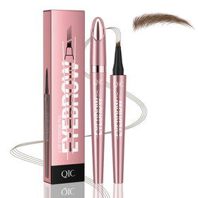 W3W eyebrow pen front view showing sleek body and cap, precise daily convenience