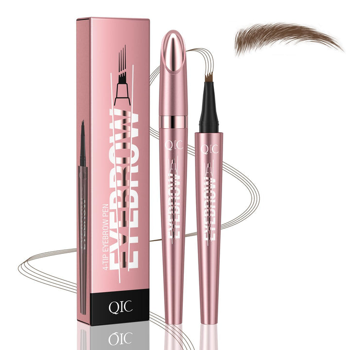 W3W eyebrow pen front view showing sleek body and cap, precise daily convenience