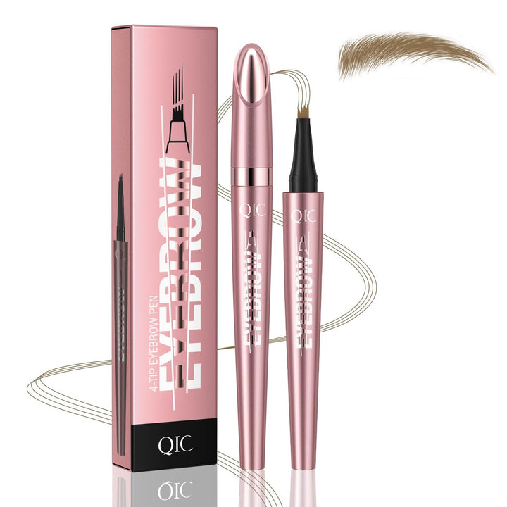 W3W eyebrow pen front view showing product and cap, clear brand benefit of precision