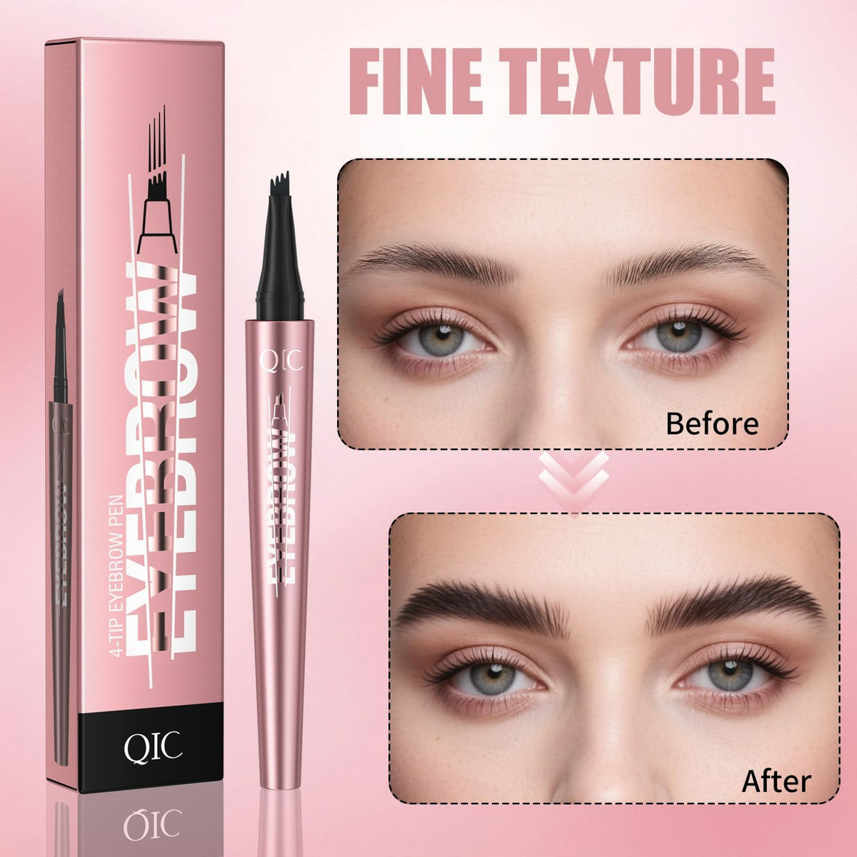 W3W lifestyle brow after shot showing natural fuller brows and durable all-day wear