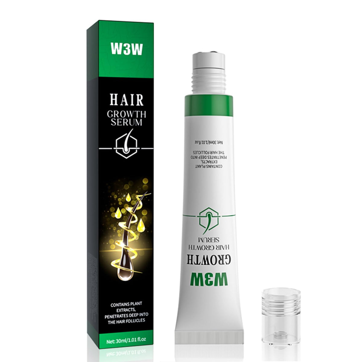 W3W Orrenaturals front packaging showing product name and size benefits