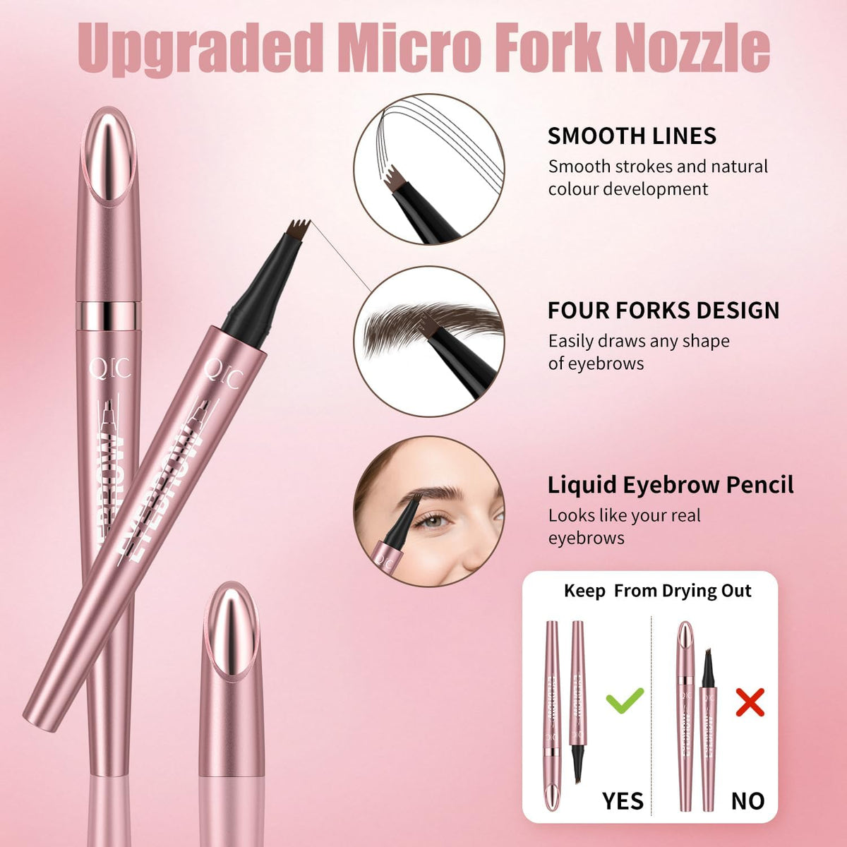 W3W pen in use drawing small hair-like strokes on a model for precise shaping
