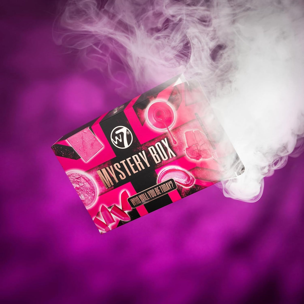 W7 makeup box in lifestyle setting ready to gift and inspire new looks