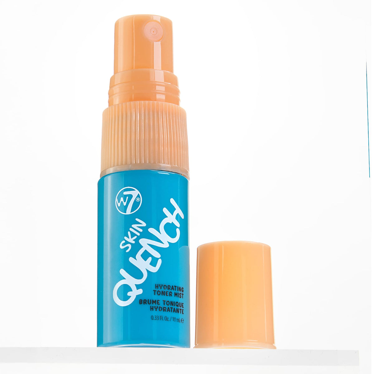 W7 Skin Quench Cuties moisturizer pump detail highlighting precise dispensing and mess-free application